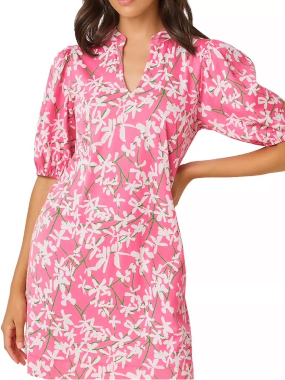 NWT Lilly Pulitzer Carey Dress Confetti Pink Liza Floral, Size XL